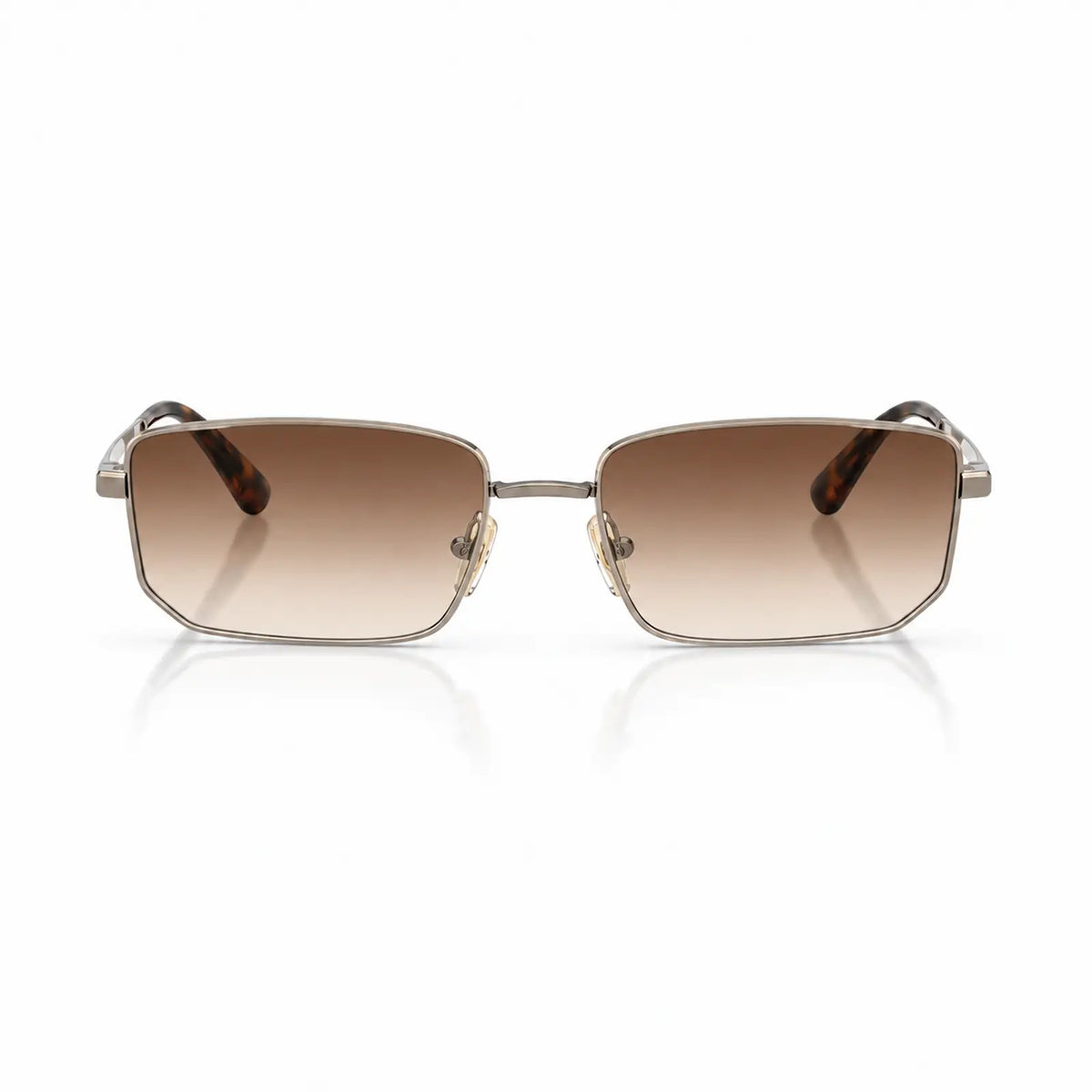 Vogue VO4352S replacement lenses in gradient brown, front view of the frame fitted with the new lenses · ReFramed