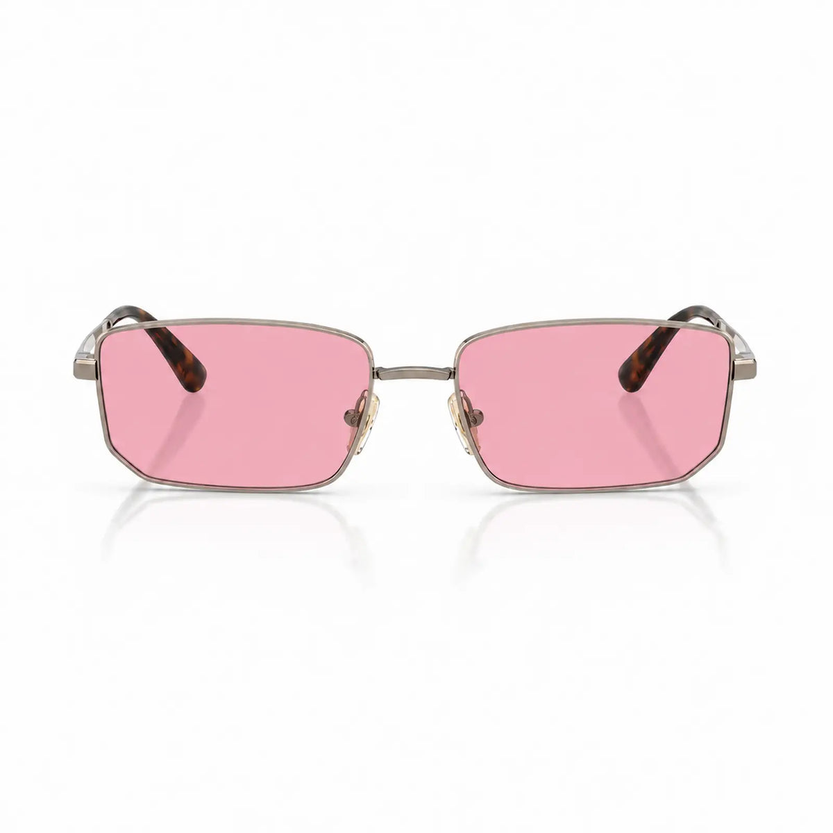 Vogue VO4352S replacement lenses in pink, front view of the frame fitted with the new lenses · ReFramed