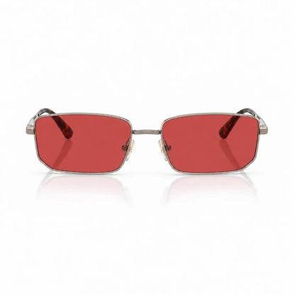 Vogue VO4352S replacement lenses in red, front view of the frame fitted with the new lenses · ReFramed