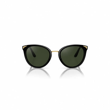 Vogue VO5230S replacement lenses in G15 green, front view of the frame fitted with the new lenses · ReFramed