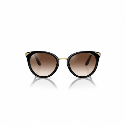 Vogue VO5230S replacement lenses in gradient brown, front view of the frame fitted with the new lenses · ReFramed