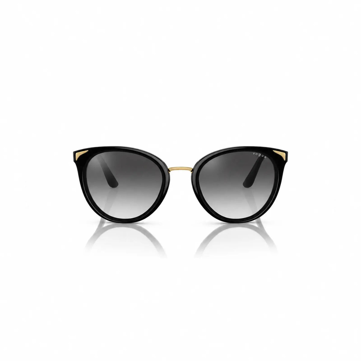 Vogue VO5230S replacement lenses in gradient gray, front view of the frame fitted with the new lenses · ReFramed