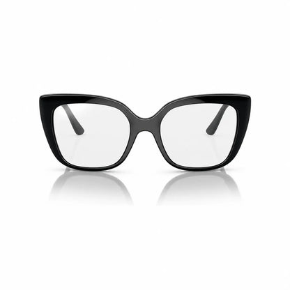 Vogue VO5337S replacement lenses in crystal clear, front view of the frame fitted with the new lenses · ReFramed