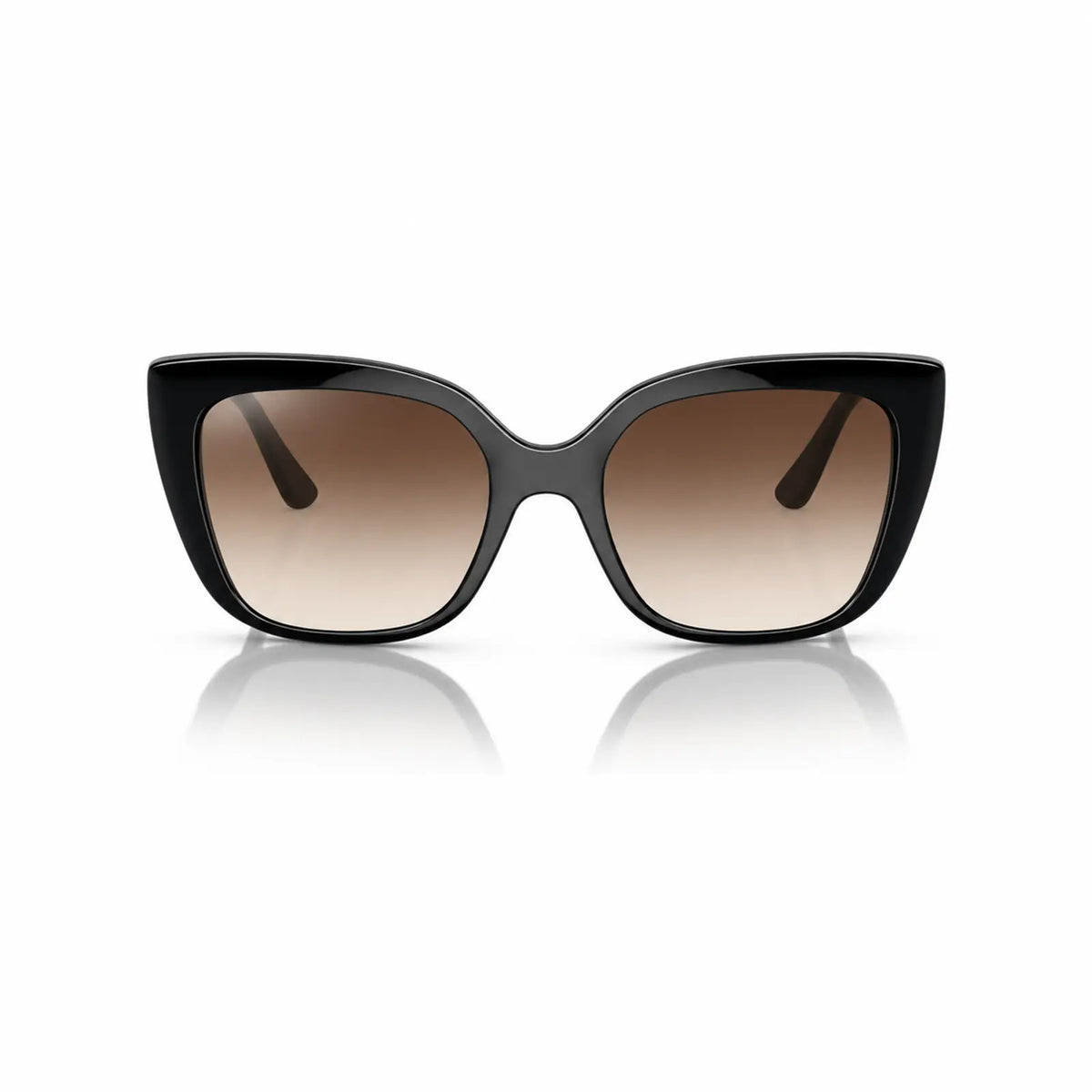 Vogue VO5337S replacement lenses in gradient brown, front view of the frame fitted with the new lenses · ReFramed