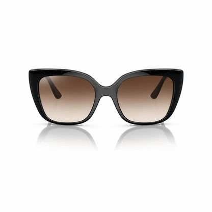 Vogue VO5337S replacement lenses in gradient brown, front view of the frame fitted with the new lenses · ReFramed
