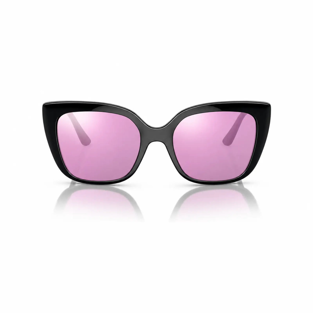 Vogue VO5337S replacement lenses in mirrored pink, front view of the frame fitted with the new lenses · ReFramed