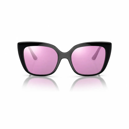 Vogue VO5337S replacement lenses in mirrored pink, front view of the frame fitted with the new lenses · ReFramed