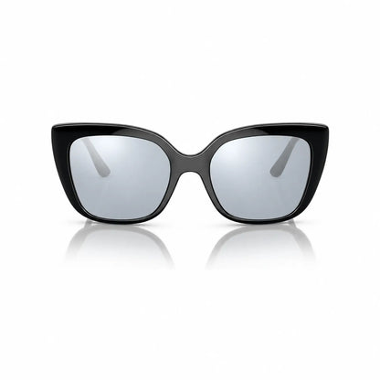 Vogue VO5337S replacement lenses in mirrored silver, front view of the frame fitted with the new lenses · ReFramed