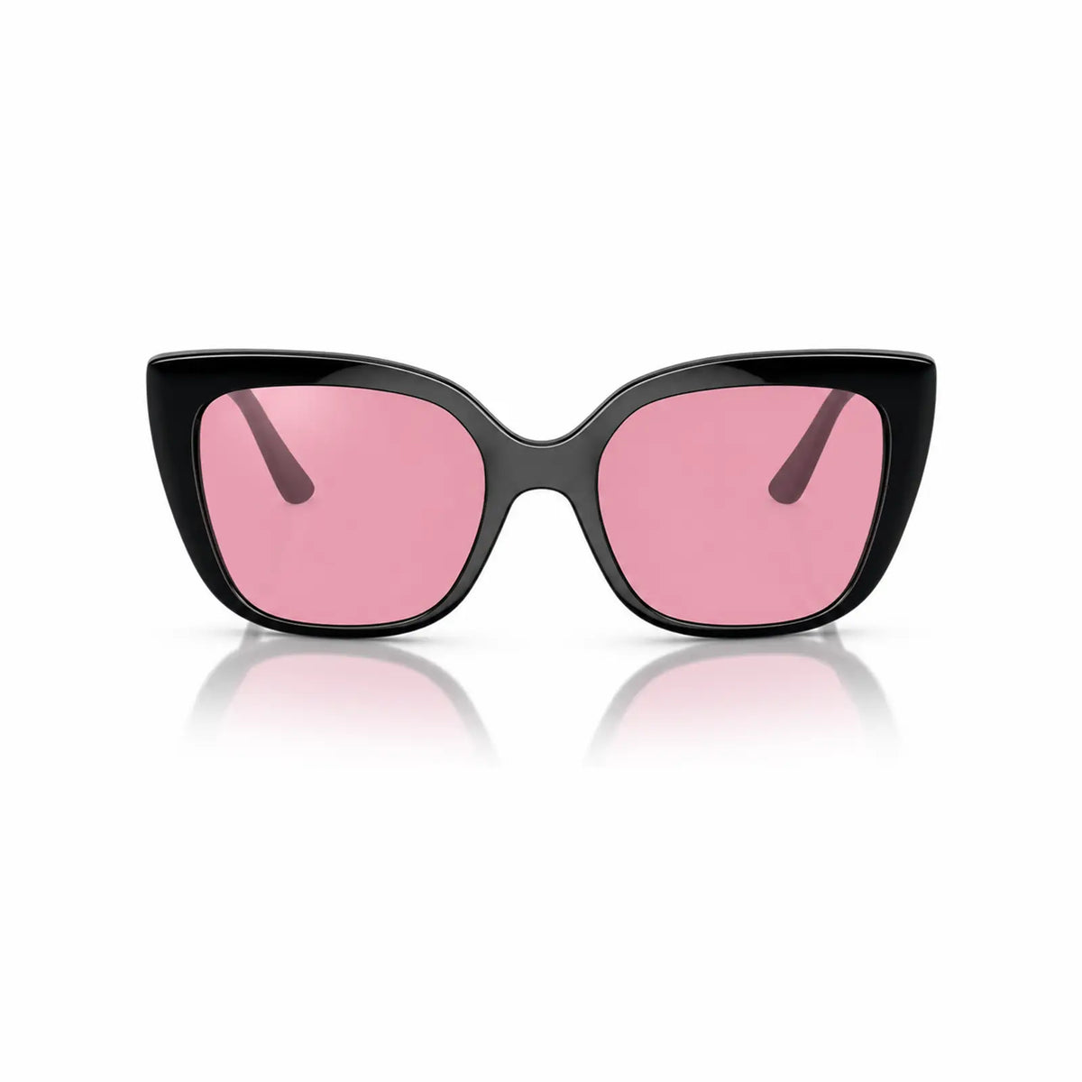 Vogue VO5337S replacement lenses in pink, front view of the frame fitted with the new lenses · ReFramed