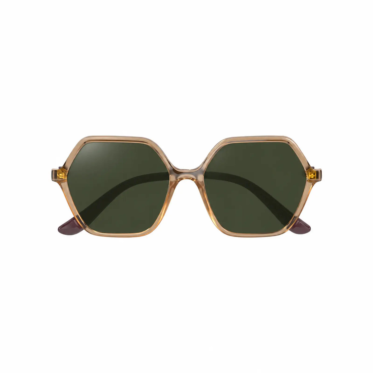 Vogue VO5361S replacement lenses in G15 green, front view of the frame fitted with the new lenses · ReFramed