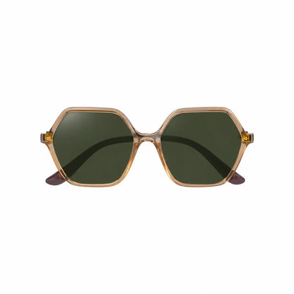 Vogue VO5361S replacement lenses in G15 green, front view of the frame fitted with the new lenses · ReFramed