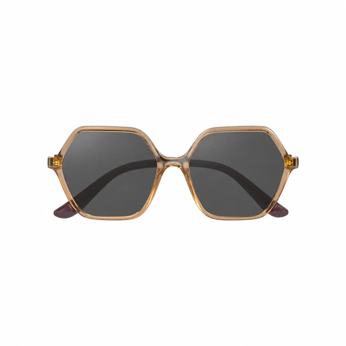 Vogue VO5361S replacement lenses in gray, front view of the frame fitted with the new lenses · ReFramed