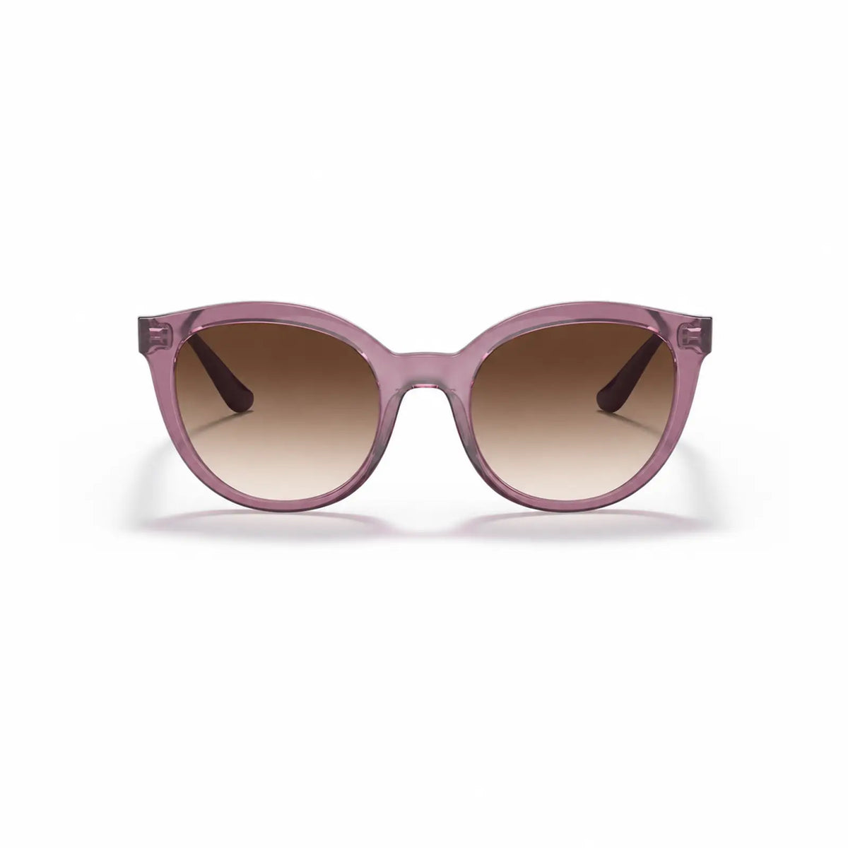 Vogue VO5427S replacement lenses in gradient brown, front view of the frame fitted with the new lenses · ReFramed
