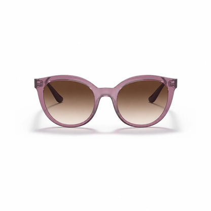 Vogue VO5427S replacement lenses in gradient brown, front view of the frame fitted with the new lenses · ReFramed