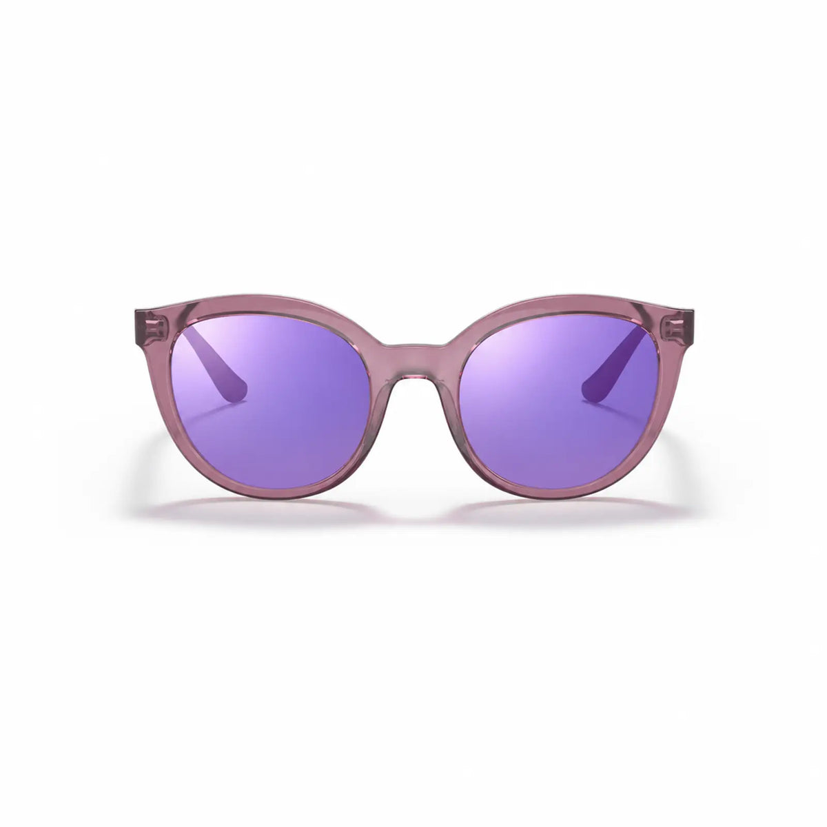 Vogue VO5427S replacement lenses in mirrored purple, front view of the frame fitted with the new lenses · ReFramed