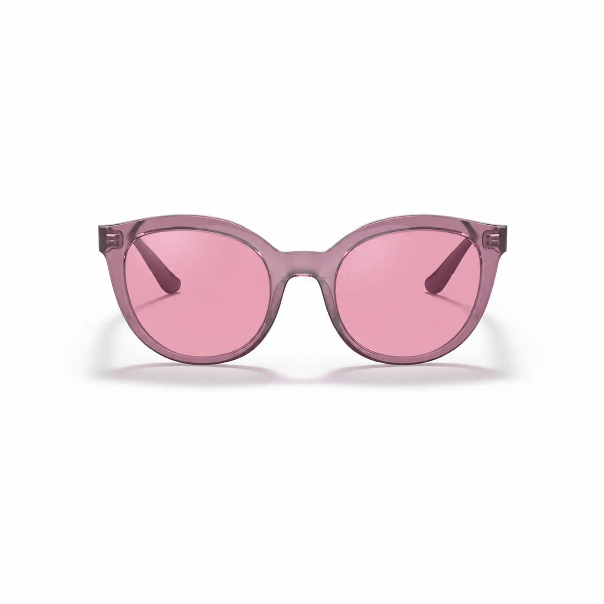 Vogue VO5427S replacement lenses in pink, front view of the frame fitted with the new lenses · ReFramed