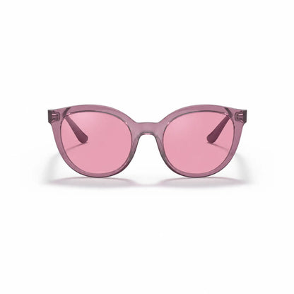 Vogue VO5427S replacement lenses in pink, front view of the frame fitted with the new lenses · ReFramed