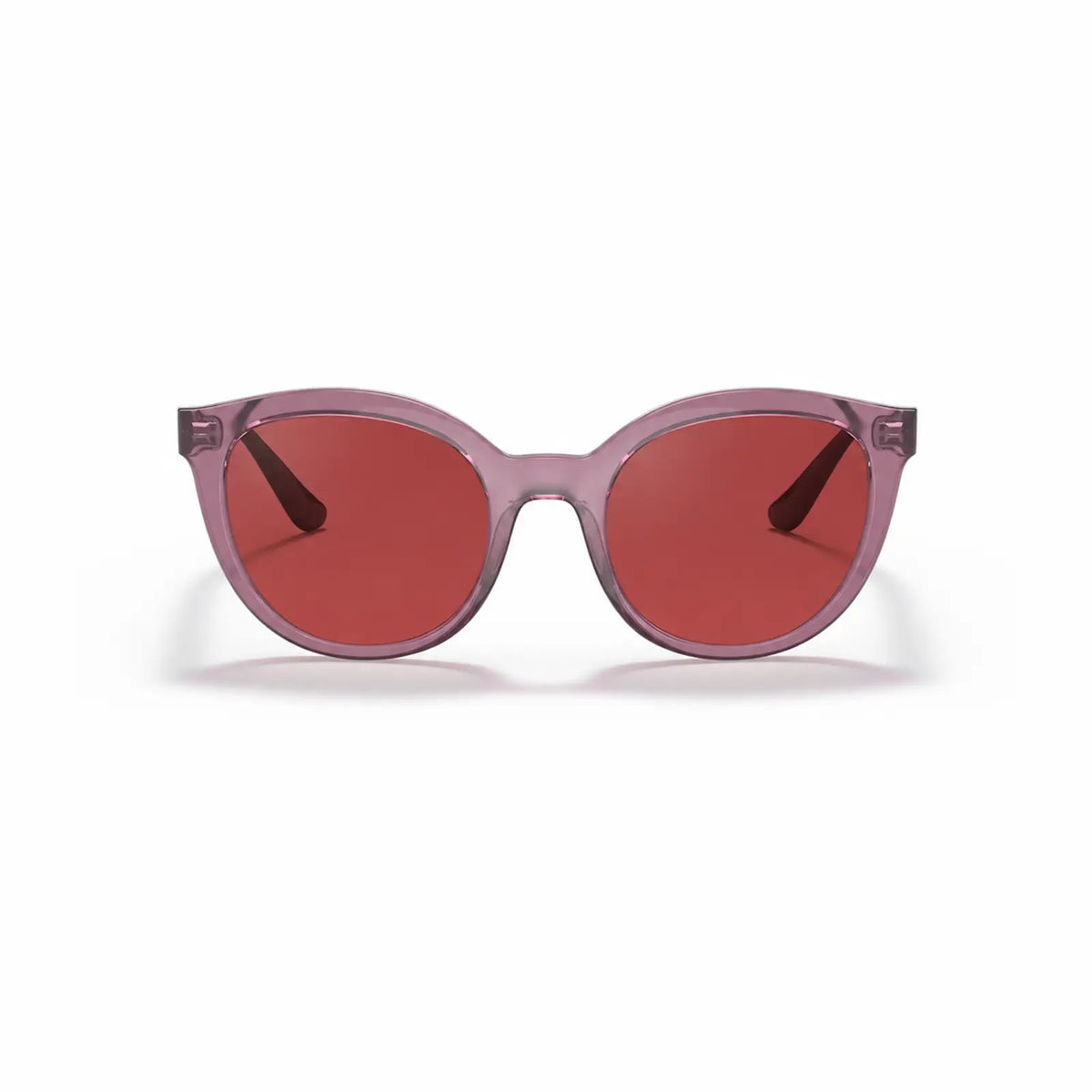 Vogue VO5427S replacement lenses in red, front view of the frame fitted with the new lenses · ReFramed