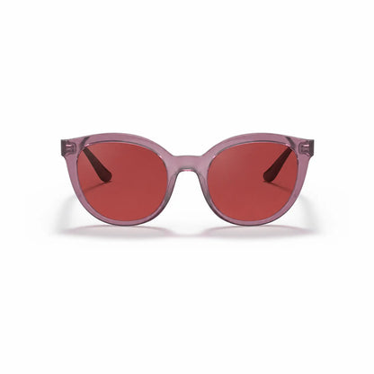 Vogue VO5427S replacement lenses in red, front view of the frame fitted with the new lenses · ReFramed