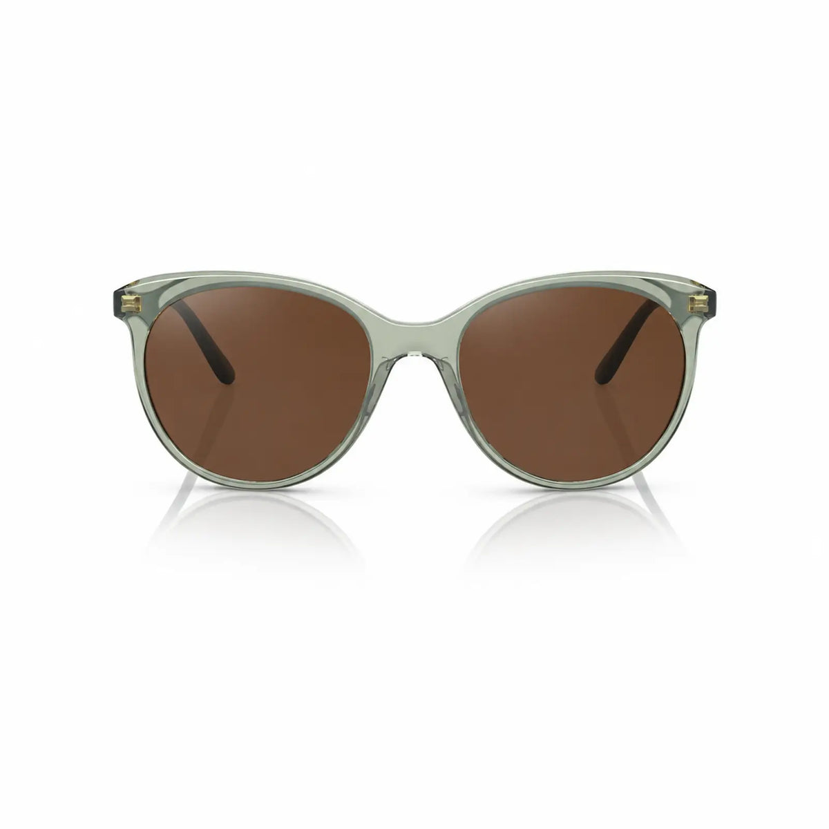 Vogue VO5453S replacement lenses in brown, front view of the frame fitted with the new lenses · ReFramed