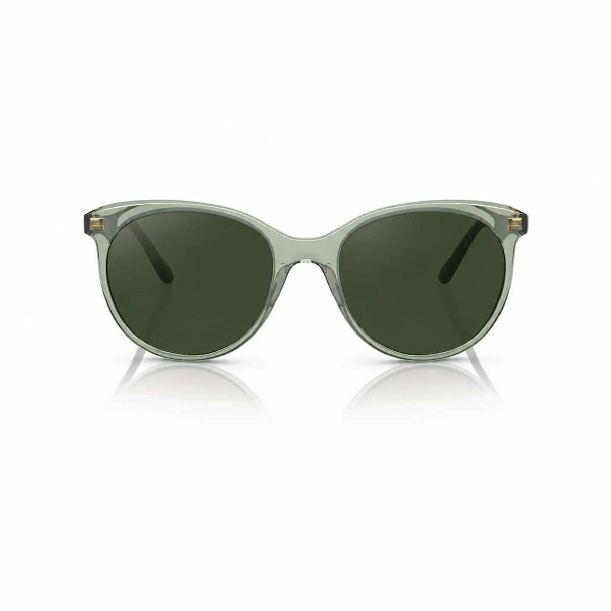Vogue VO5453S replacement lenses in G15 green, front view of the frame fitted with the new lenses · ReFramed