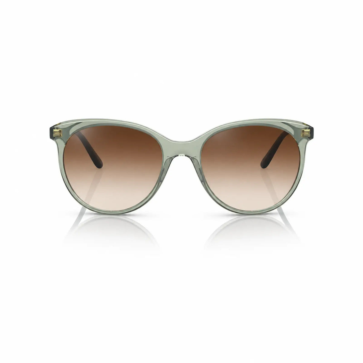 Vogue VO5453S replacement lenses in gradient brown, front view of the frame fitted with the new lenses · ReFramed