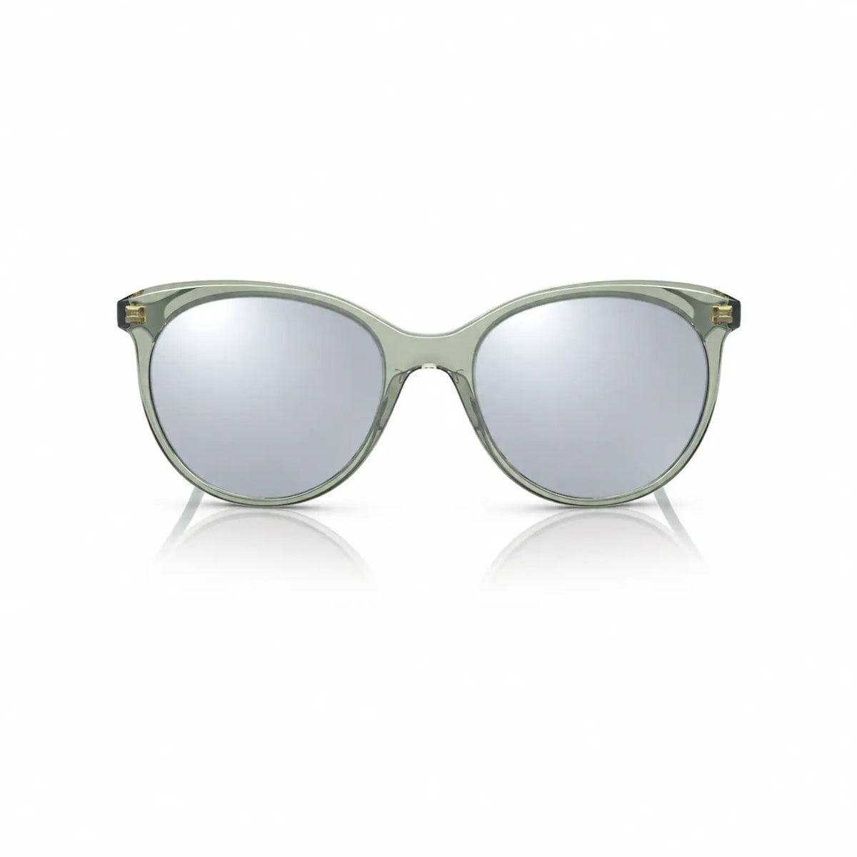Vogue VO5453S replacement lenses in mirrored silver, front view of the frame fitted with the new lenses · ReFramed