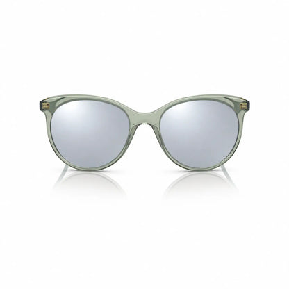Vogue VO5453S replacement lenses in mirrored silver, front view of the frame fitted with the new lenses · ReFramed