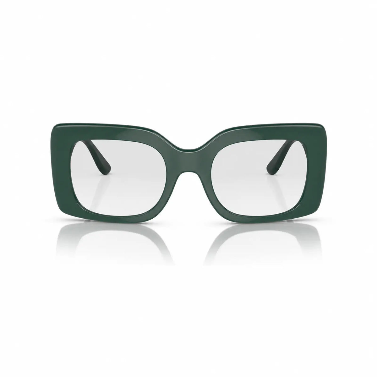 Vogue VO5481S replacement lenses in crystal clear, front view of the frame fitted with the new lenses · ReFramed