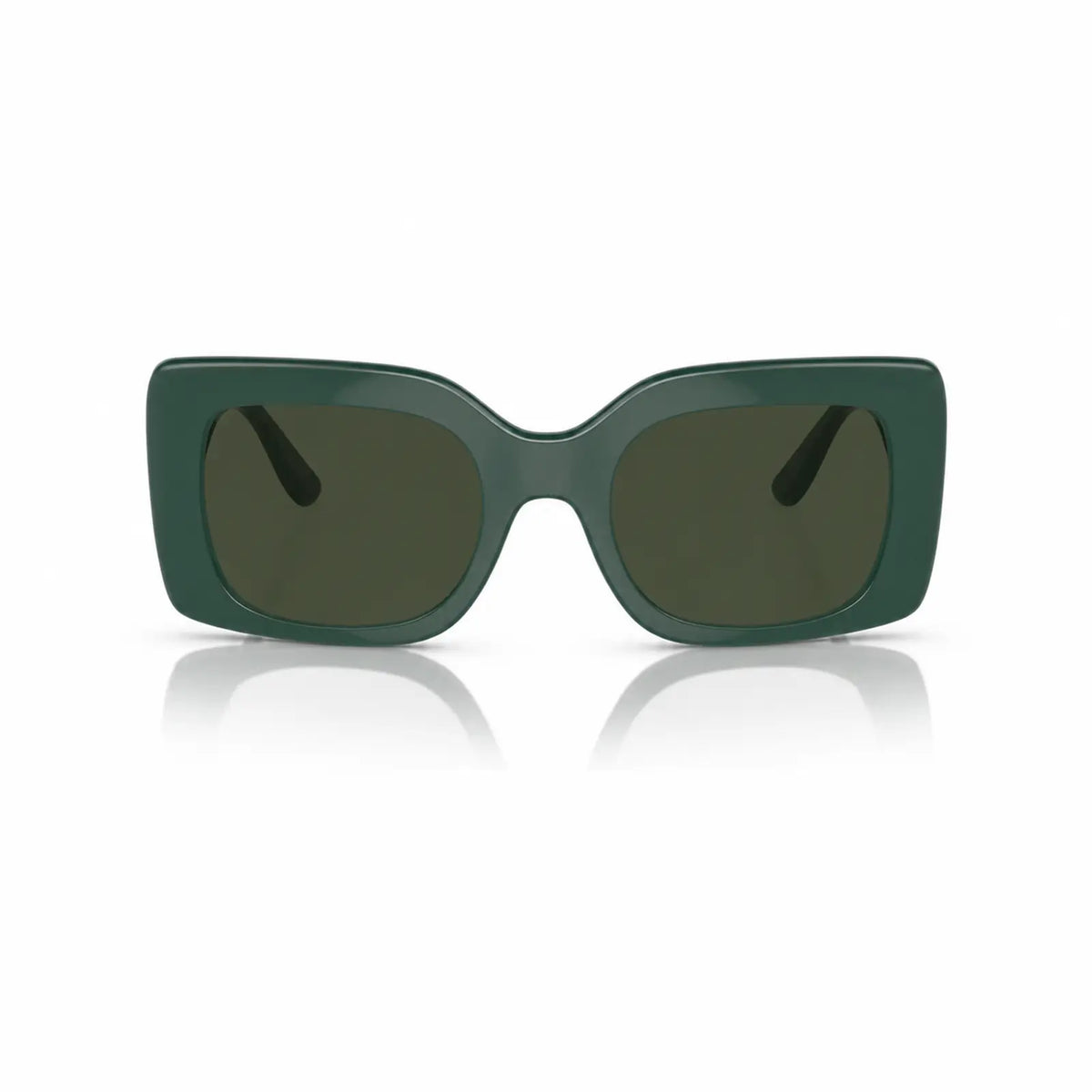Vogue VO5481S replacement lenses in G15 green, front view of the frame fitted with the new lenses · ReFramed