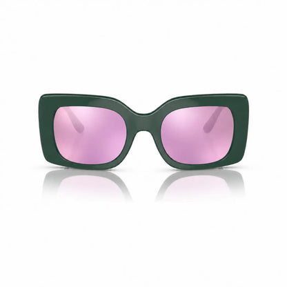 Vogue VO5481S replacement lenses in mirrored pink, front view of the frame fitted with the new lenses · ReFramed