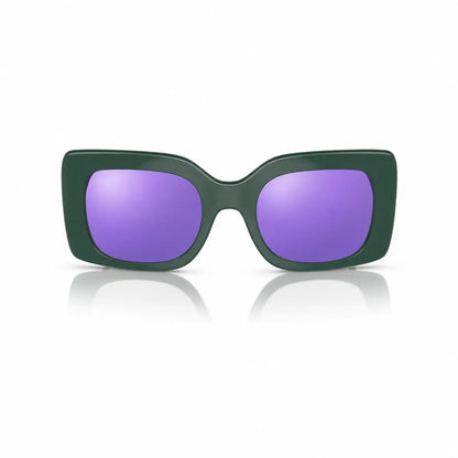 Vogue VO5481S replacement lenses in mirrored purple, front view of the frame fitted with the new lenses · ReFramed
