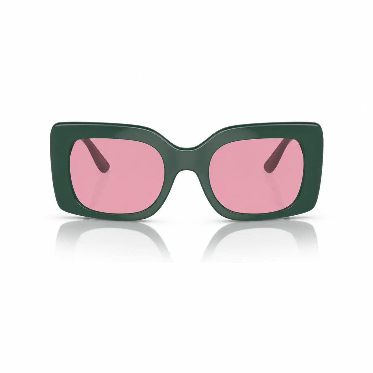 Vogue VO5481S replacement lenses in pink, front view of the frame fitted with the new lenses · ReFramed