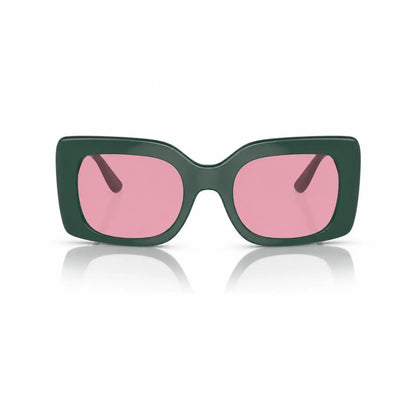 Vogue VO5481S replacement lenses in pink, front view of the frame fitted with the new lenses · ReFramed