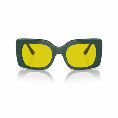 Vogue VO5481S replacement lenses in yellow, front view of the frame fitted with the new lenses · ReFramed