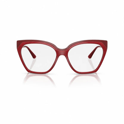 Vogue VO5521S replacement lenses in crystal clear, front view of the frame fitted with the new lenses · ReFramed