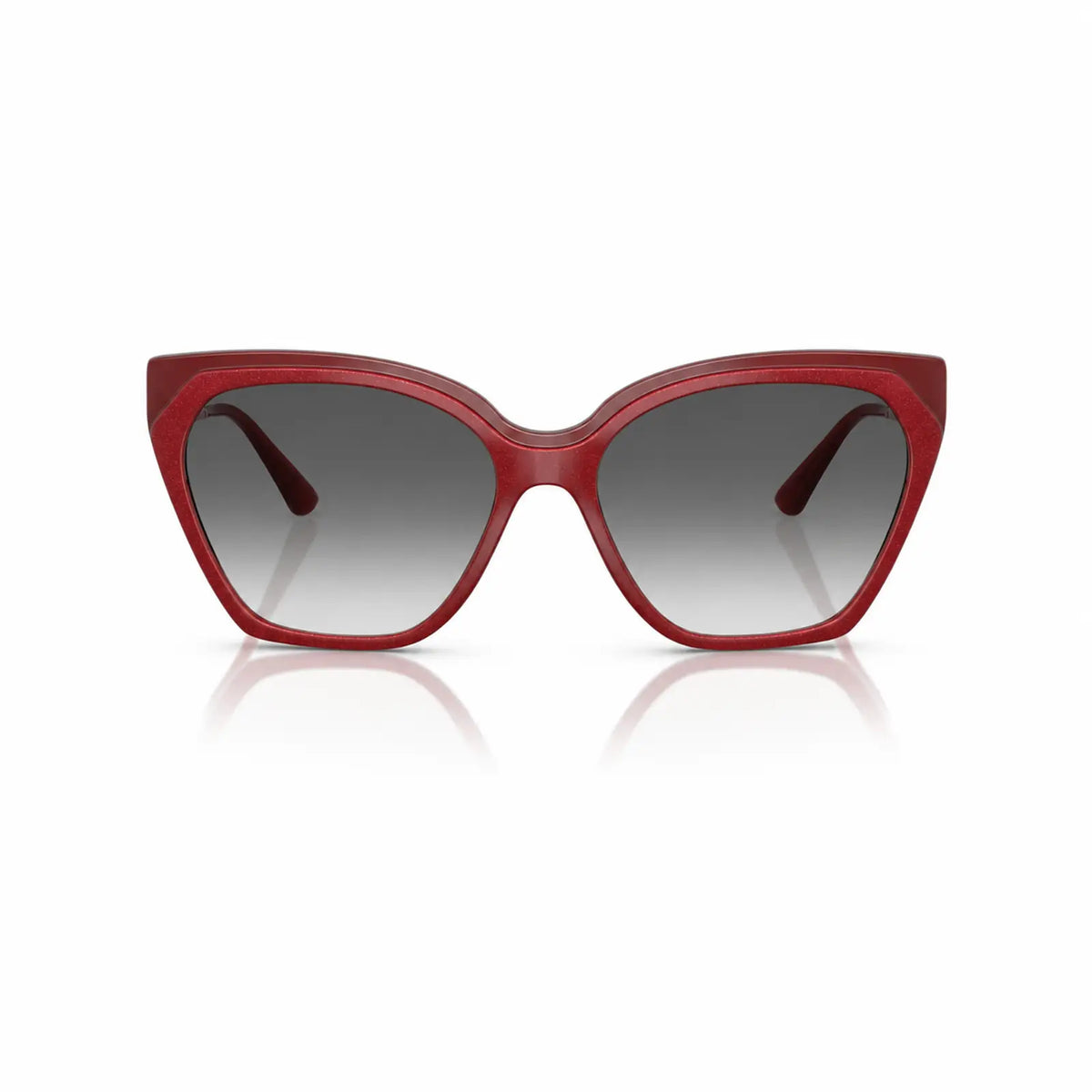 Vogue VO5521S replacement lenses in gradient gray, front view of the frame fitted with the new lenses · ReFramed
