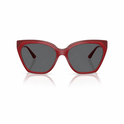 Vogue VO5521S replacement lenses in gray, front view of the frame fitted with the new lenses · ReFramed
