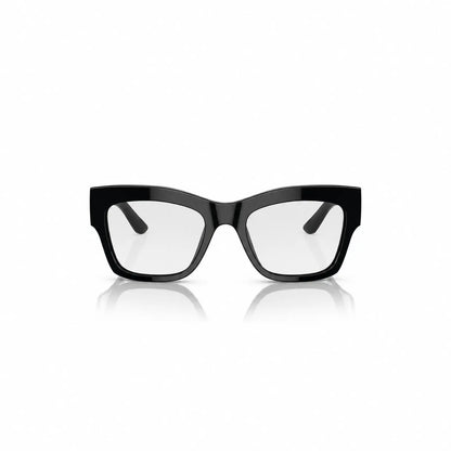 Vogue VO5524S replacement lenses in crystal clear, front view of the frame fitted with the new lenses · ReFramed