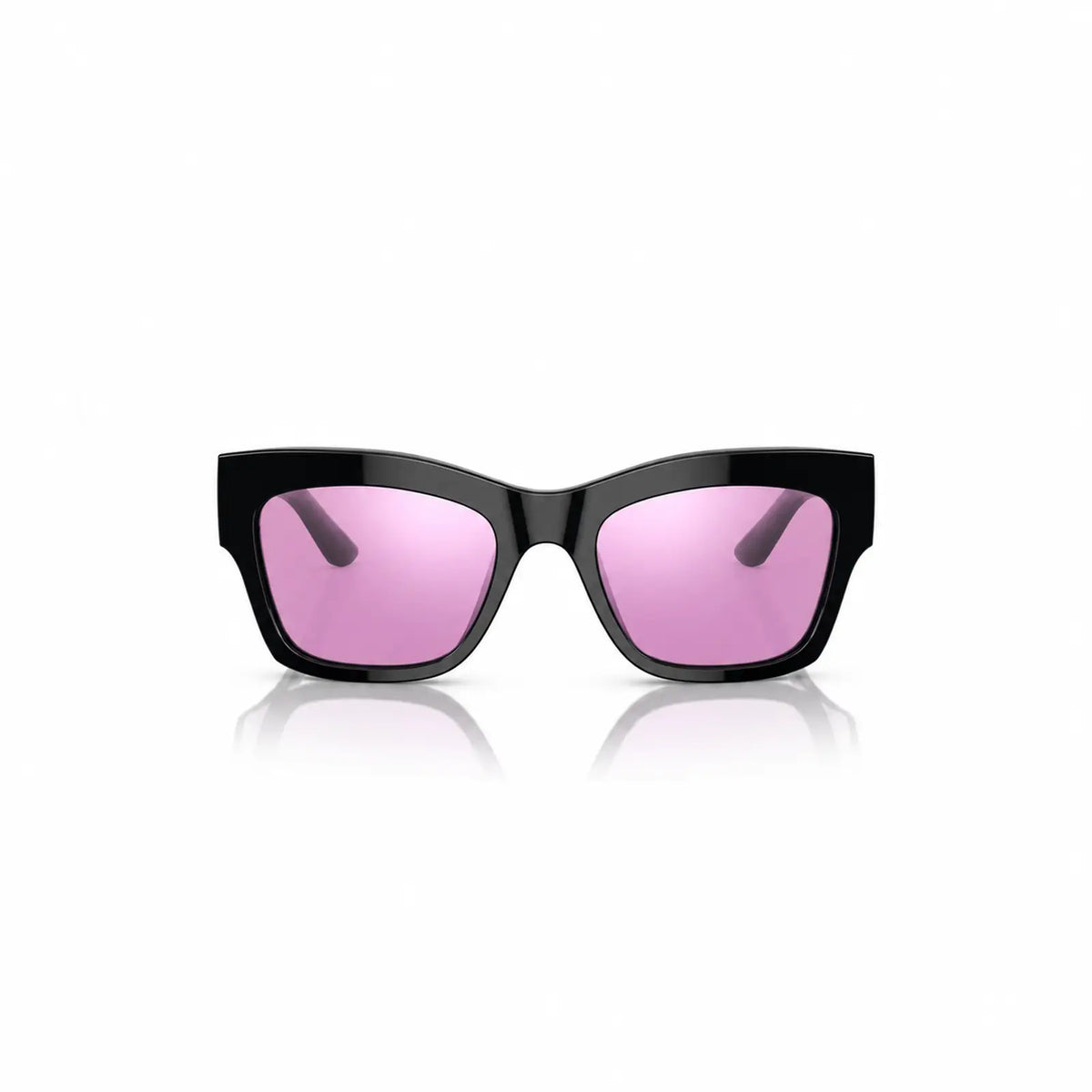 Vogue VO5524S replacement lenses in mirrored pink, front view of the frame fitted with the new lenses · ReFramed