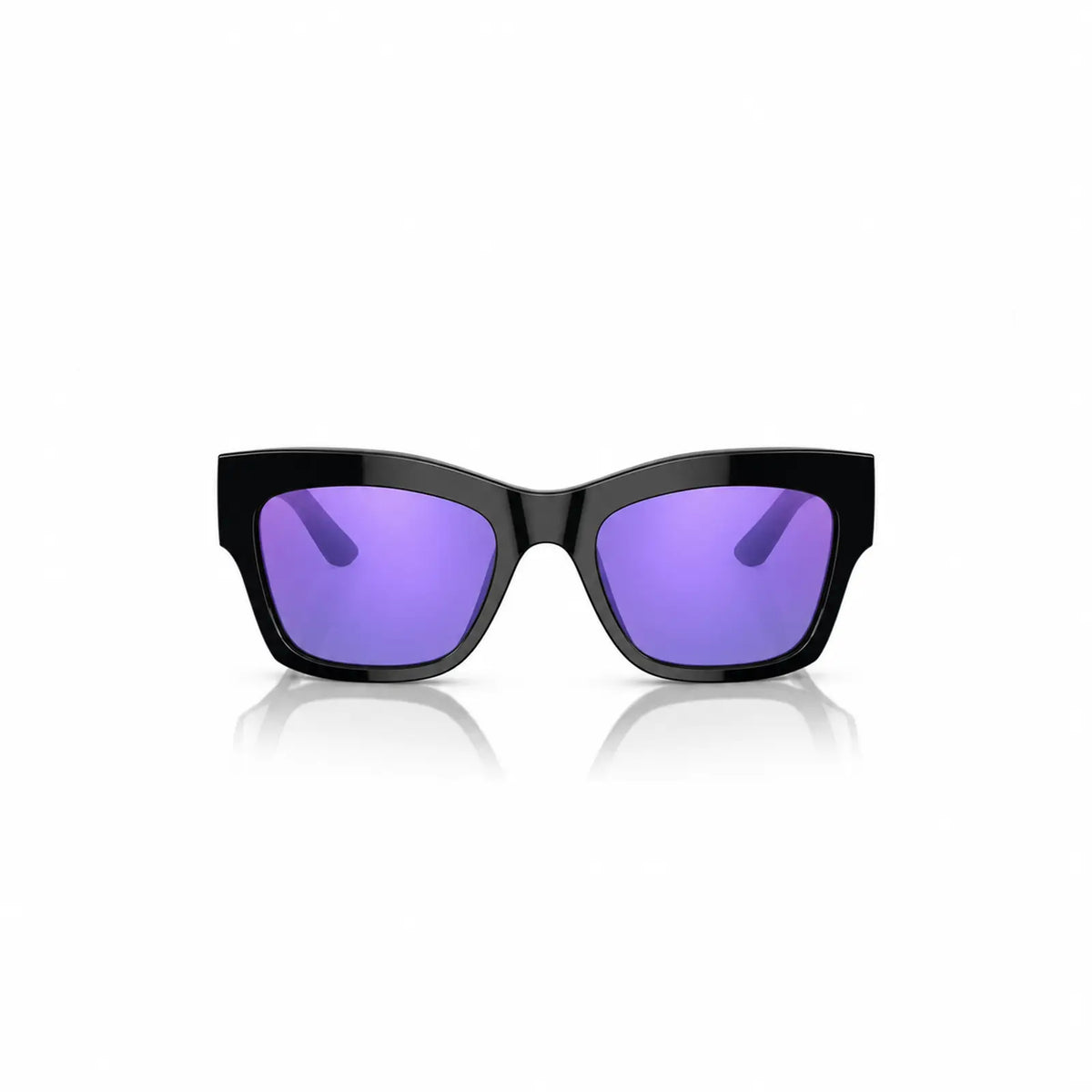 Vogue VO5524S replacement lenses in mirrored purple, front view of the frame fitted with the new lenses · ReFramed