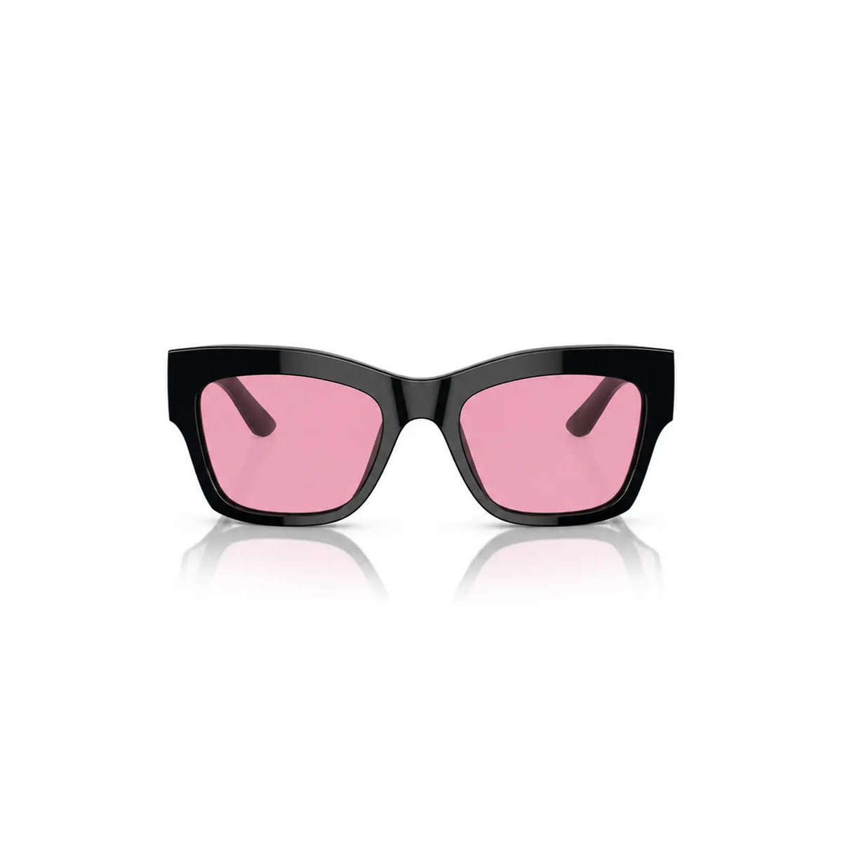 Vogue VO5524S replacement lenses in pink, front view of the frame fitted with the new lenses · ReFramed