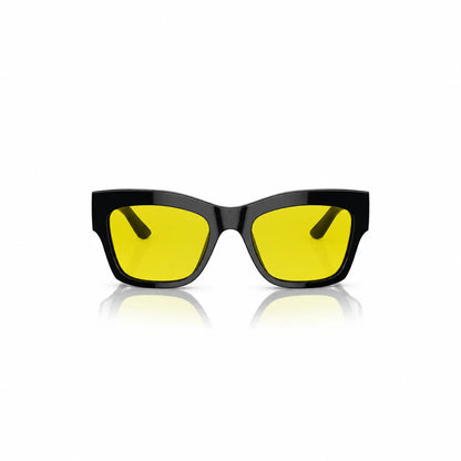 Vogue VO5524S replacement lenses in yellow, front view of the frame fitted with the new lenses · ReFramed