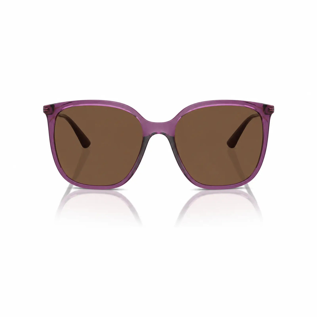 Vogue VO5564S replacement lenses in brown, front view of the frame fitted with the new lenses · ReFramed
