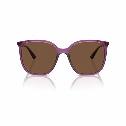 Vogue VO5564S replacement lenses in brown, front view of the frame fitted with the new lenses · ReFramed