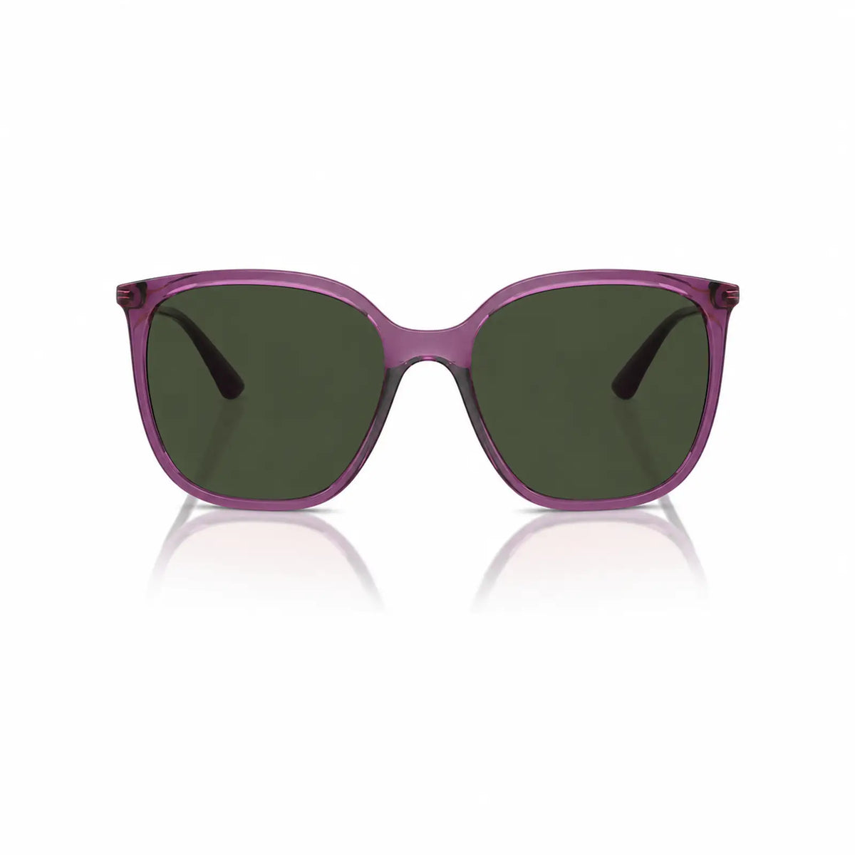 Vogue VO5564S replacement lenses in G15 green, front view of the frame fitted with the new lenses · ReFramed
