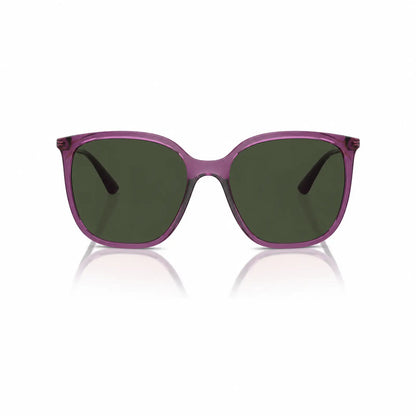 Vogue VO5564S replacement lenses in G15 green, front view of the frame fitted with the new lenses · ReFramed