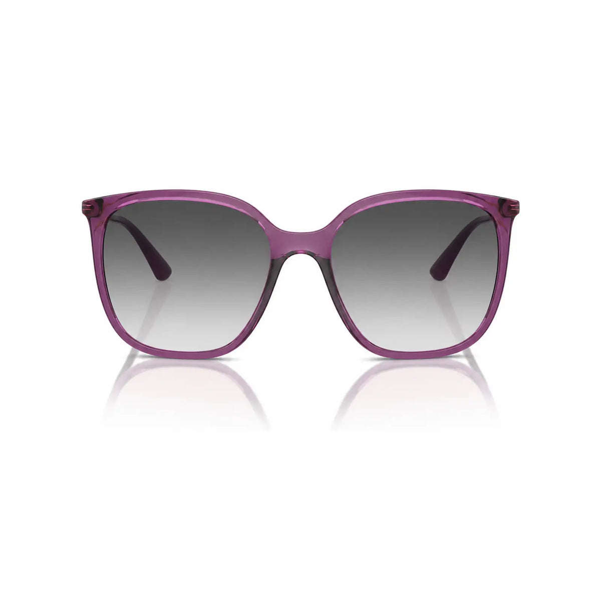 Vogue VO5564S replacement lenses in gradient gray, front view of the frame fitted with the new lenses · ReFramed