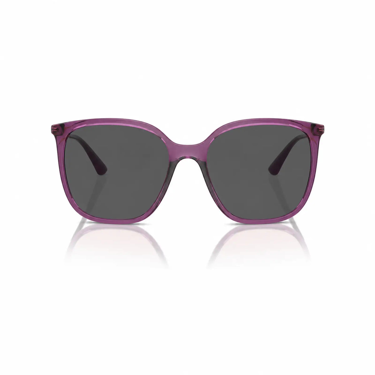 Vogue VO5564S replacement lenses in gray, front view of the frame fitted with the new lenses · ReFramed