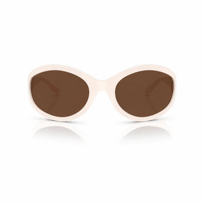 Vogue VO5606S replacement lenses in brown, front view of the frame fitted with the new lenses · ReFramed